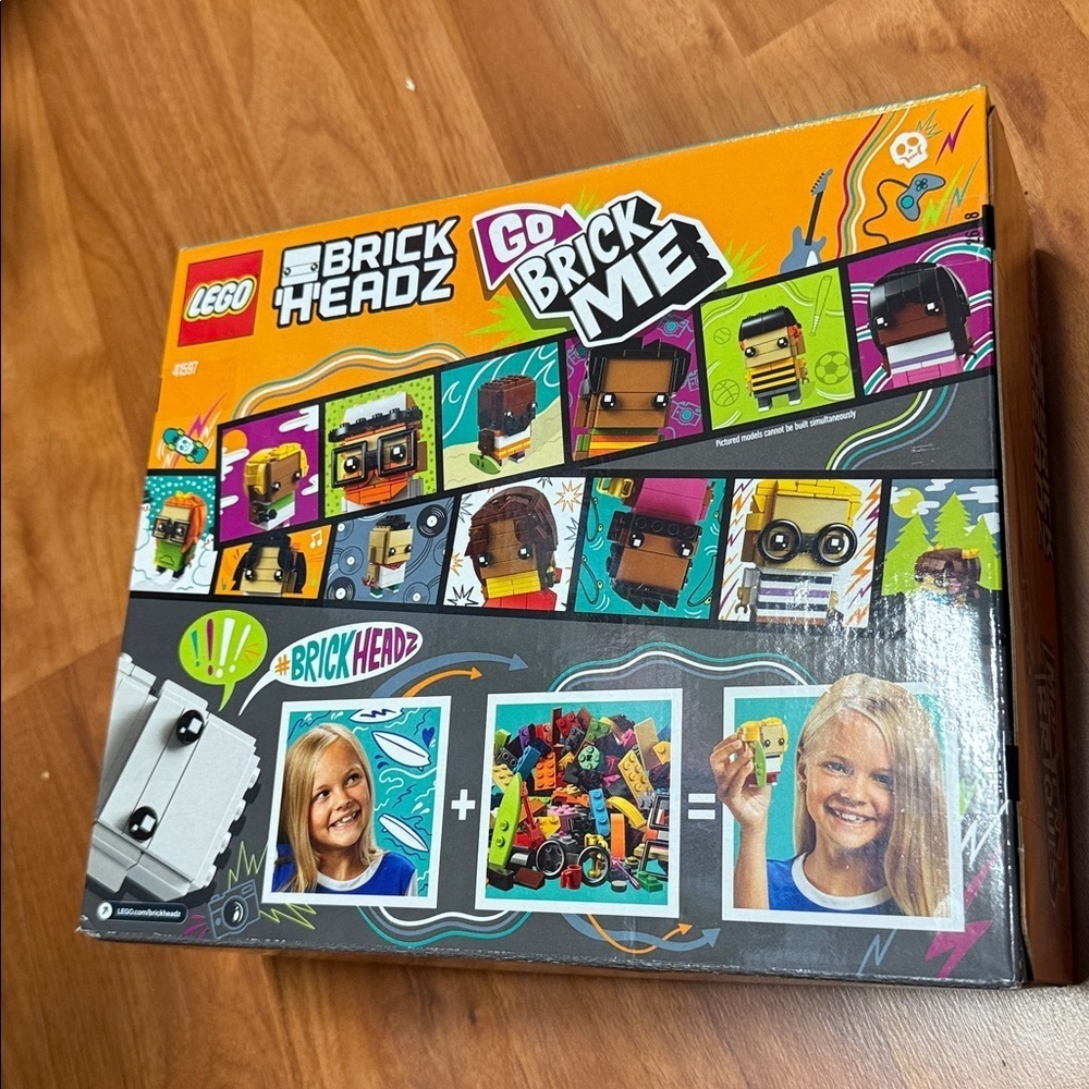 Lego Brick Headz set 41597 new in sealed box 708 pieces rare & retired - Picture 6 of 8